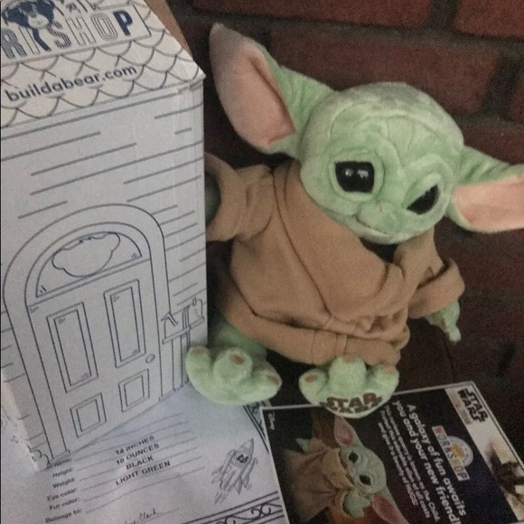 Other - Build A Bear THE CHILD Baby Yoda Star Wars Mandolorian Tag Paperwork Box Disney